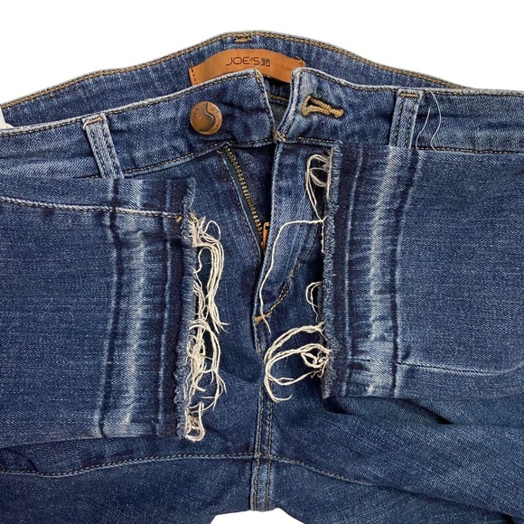 Joe's Jeans The Cigarette Straight Ankle Becka Jeans Distressed Mid Rise 27 - Picture 14 of 16